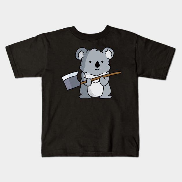 Crazy koala! Kids T-Shirt by Anime Meme's